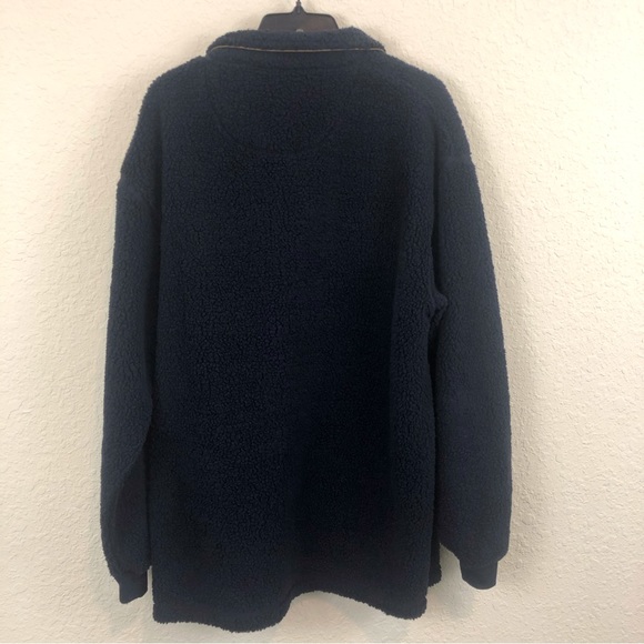 Reel Legends Navy Sherpa Pullover - Picture 9 of 16